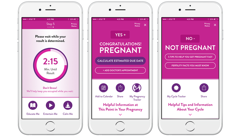 Illustration for article titled If Positive, the First Bluetooth Pregnancy Test Gives Important Advice on What to Do Next